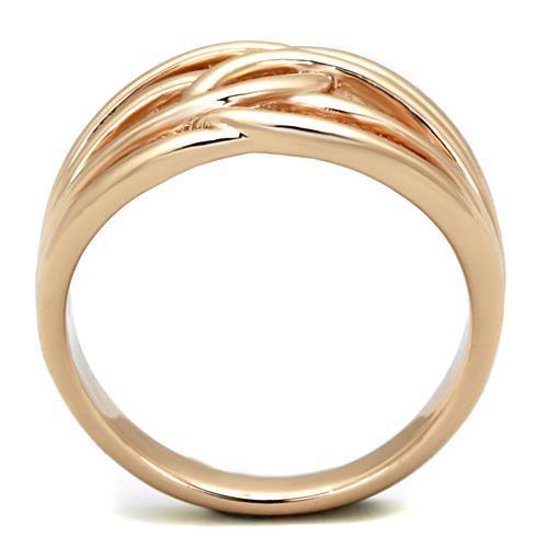 Rose Gold Stainless Steel Celtic Knot Ring - Celtic Ring - Celtic Knot Ring-Chakra Jewelry-Mens Claagh Ring-Clover Jewelry-Tree of Life Necklace-Irish Kilt