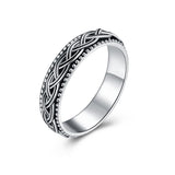 .925 Sterling Silver Fidget Ring - Celtic Knot Ring - Celtic Jewelry - Irish Gifts - Stress Relieving Celtic Ring